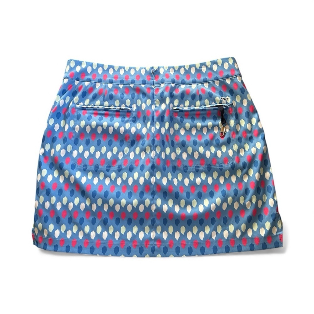 Vinyard Vines blue patterned skort Sz 8, 019 - Picture 2 of 3